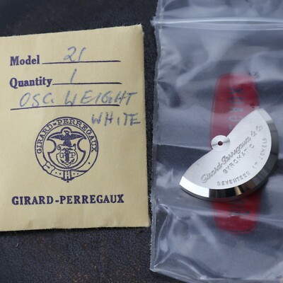 NOS Girard Perregaux GP 21 Osc White Rotor Watch Part 1143-1 (#C6D6)