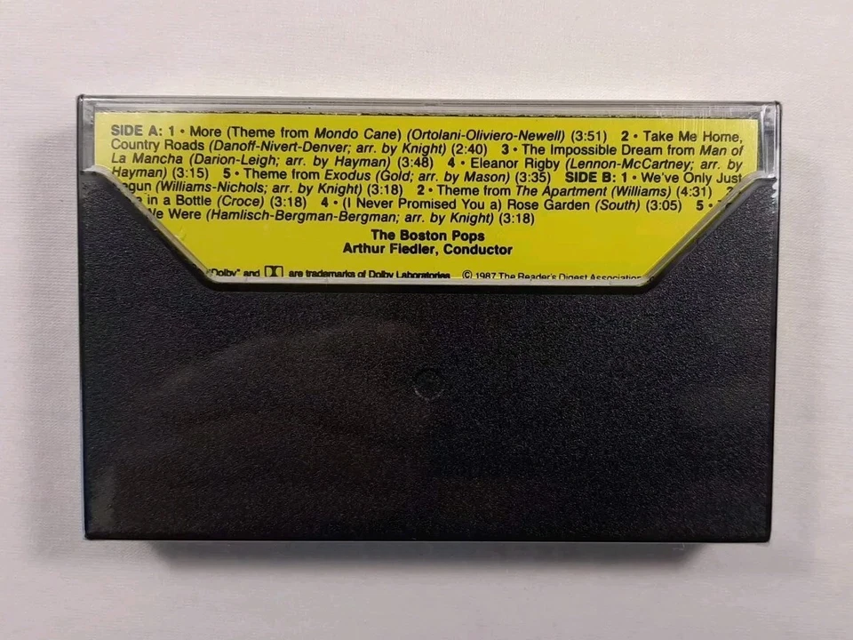 FACTORY SEALED The Boston Pops Plays Best-Loved Songs of 25 Years 1987 Cassette - Image 2 of 4