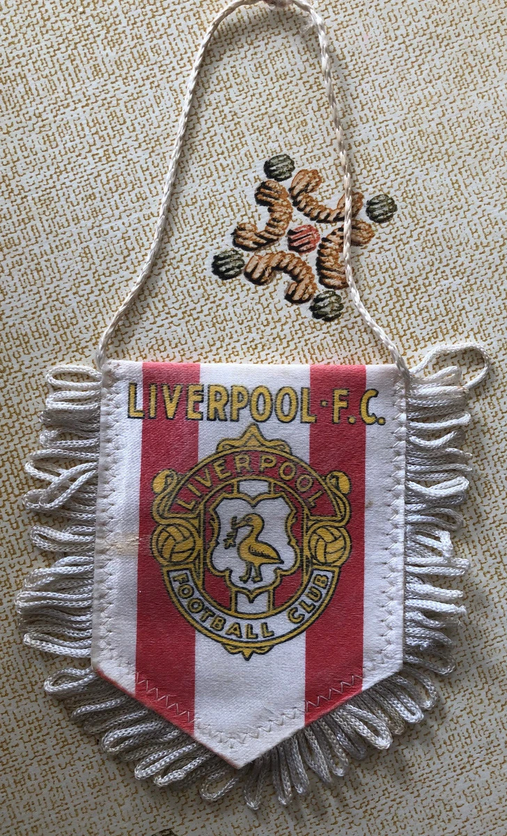 Fanion de football vintage : LIVERPOOL FC • EUR 6,00