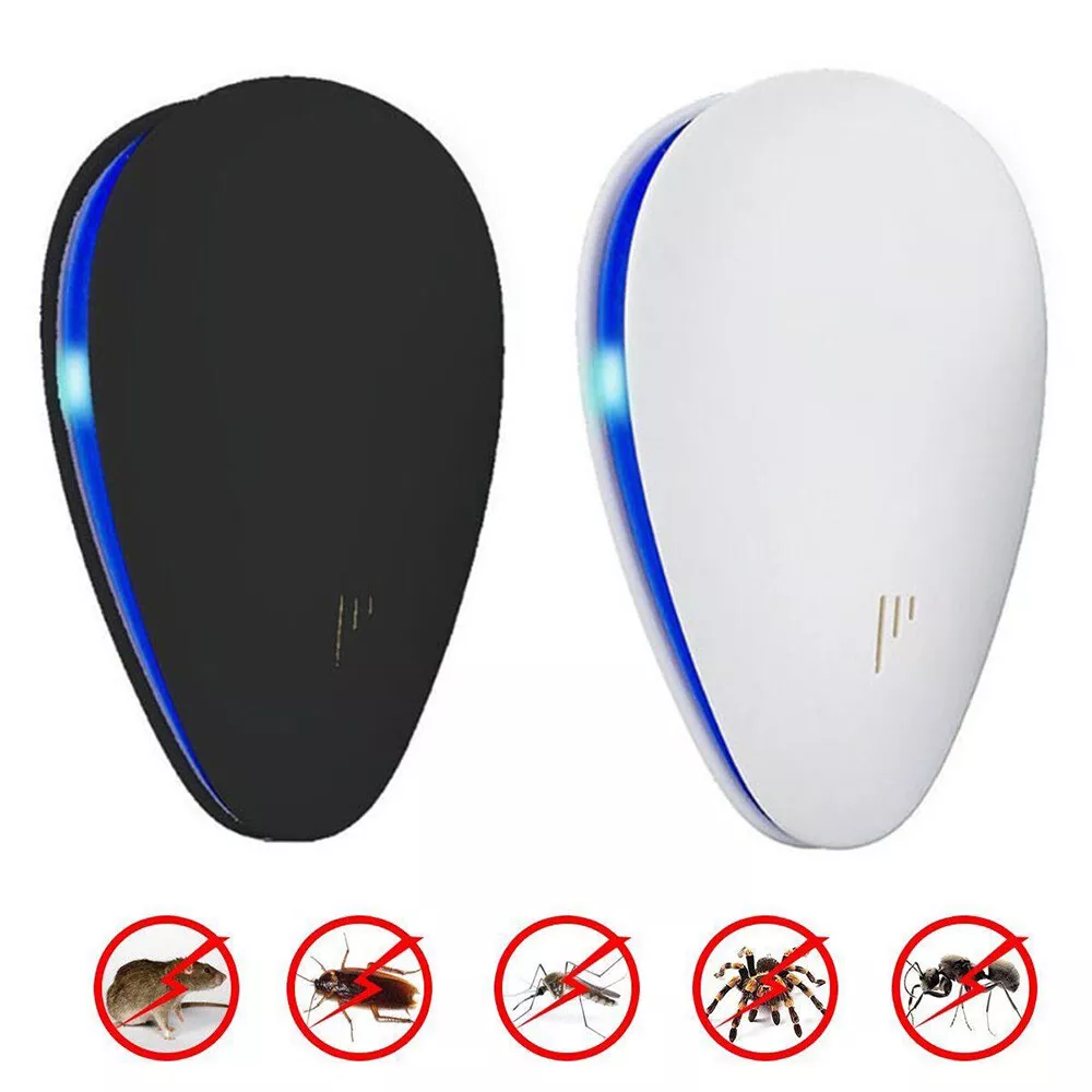 Ultrasonic Plug Pest Repeller Electronic Insect Bug Rat Spider Mosquito Defender