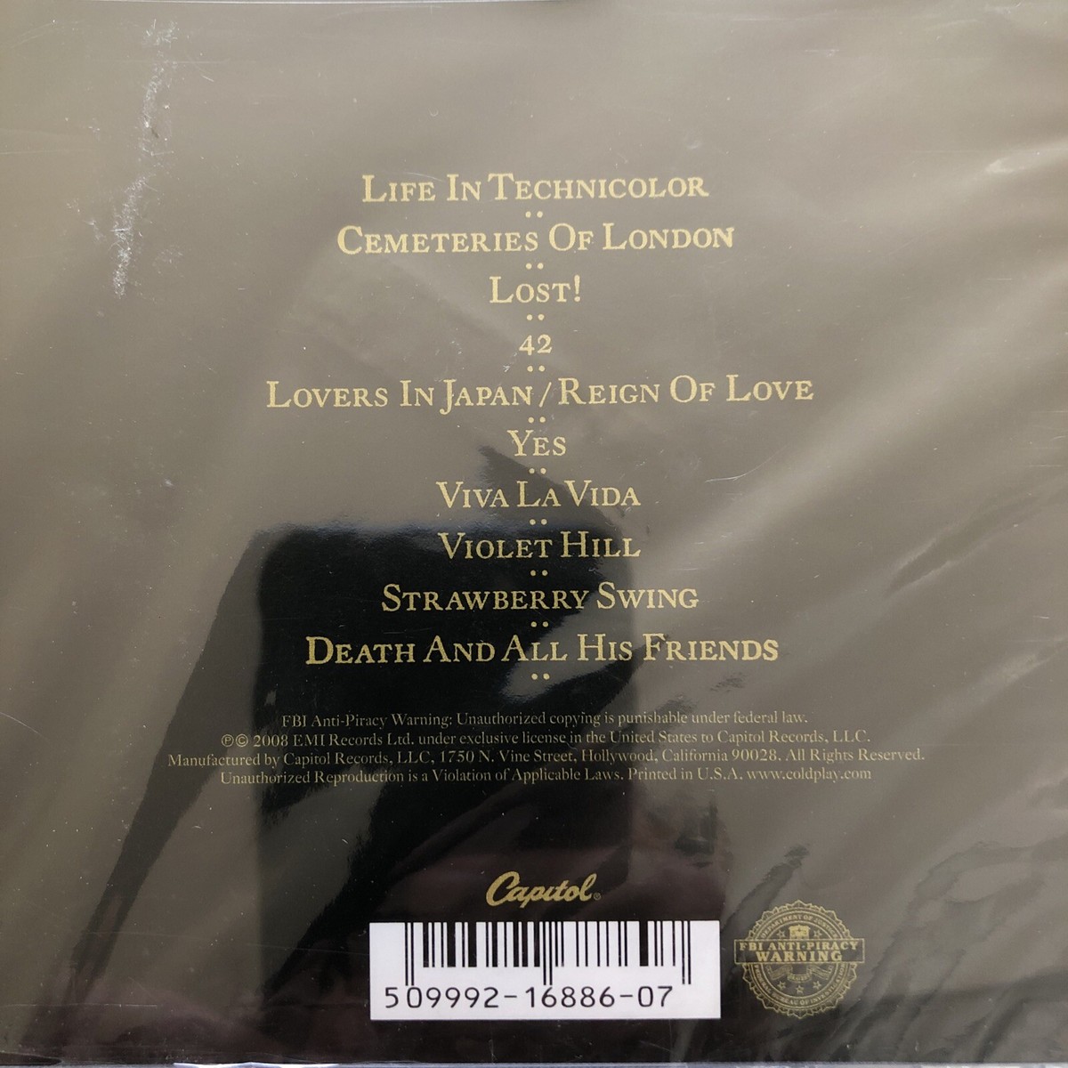 Sealed New Viva la Vida or Death and All His Friends Capitol