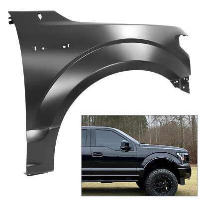 For Ford F150 F-150 2015-2020 #FL3Z-16005-B Black Front Right Passenger Fender