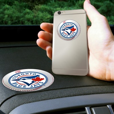 Fanmats MLB Toronto Blue Jays Get a Grip Cell Phone Grip Thick Polymer Stickers 