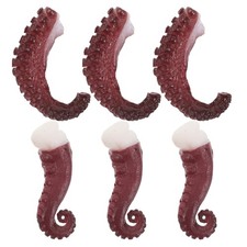 6 Pcs Octopus Toy Decorations for Home Artificial Model Fake Tentacles Models