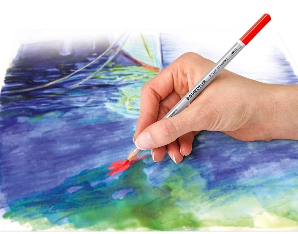 Staedtler pencils Karat® Aquarell watercolor pencils 60 colors 125 M60 - Image 3 of 4