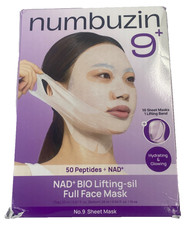 Numbuzin No.9 NAD Bio Lifting Full Cover Facial Mask 16 Count