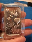 .999 Fine RARE Silver Bar 1991 Valentine’s Day
