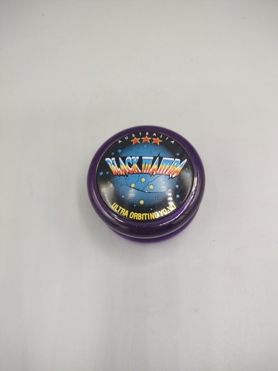Black Mamba 3 Star Purple Vintage Ultra Orbiting Yo-yo - Rare