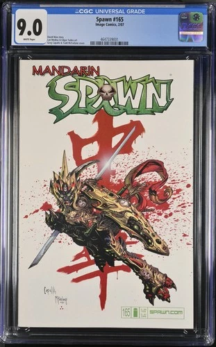 SPAWN #165 (2007) - CGC GRADE 9.0 - IMAGE 1ST APPEARANCE MANDARIN SPAWN