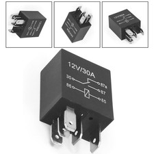 Reliable Replacement 5 Pin 12/24V 30A Automotive Relay Easy Wiring Long Lasting