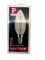 Paulmann Led Kerze 2,6W = 25W, 250 Lm, E14, Klar, Warmweiß (2700 K)