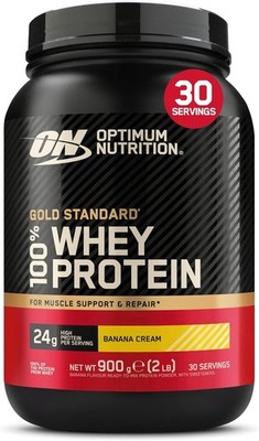 Optimum Nutrition Gold Standard 100% Whey, Proteinpulver, Geschmack Bananencreme