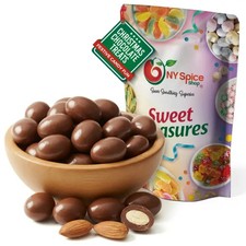 Premium Sugar-Free Milk Chocolate Covered Almonds | Guilt-Free Indulgence