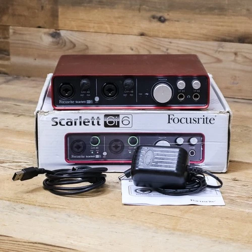 Focusrite Scarlett 6i6 USB Audio Interface Recording Studio 6-i-6 U264199