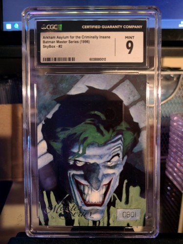 1996 Batman Master Series Joker Arkham Asylum #2 CGC 9 MINT