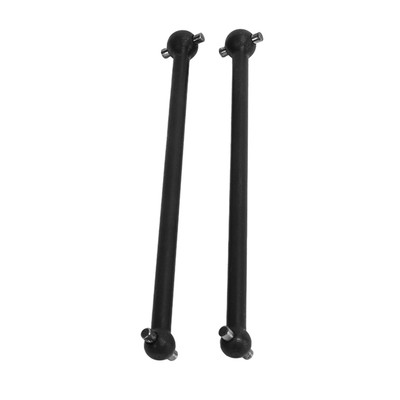 (Schwarz) 2 Pcs 107mm Stahl Heckantriebswelle Dogbone Für ARRMA 1/7 1/8 RC C CU