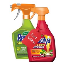 Weed Killer Sprayer Bundle 1L Garden Spray Bottle Path Driveway Lawn Control