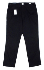 NWT  GAP Men's Black Essential Khaki Straight GapFlex Chino Pants Size 32 x 30