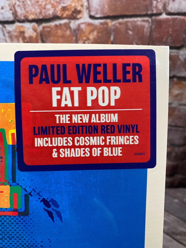 Paul Weller Fat Pop LTD 2021 RED Vinyl Polydor 3554122 New Sealed - Image 2 of 4