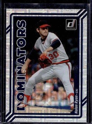 2023 Donruss Dominators Nolan Ryan #3 Vector California Angels
