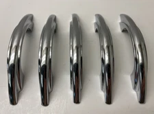 Set of (5): Amerock E311 Vintage MCM Chrome Cabinet Pull (Similar to Youngstown)