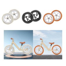 Lot de 2 roues de draisienne pour enfants de 12 pouces, pneus sans air