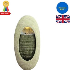 Lightweight Outdoor Wall Fountain – Relaxing LED Water Feature for Home & Garden