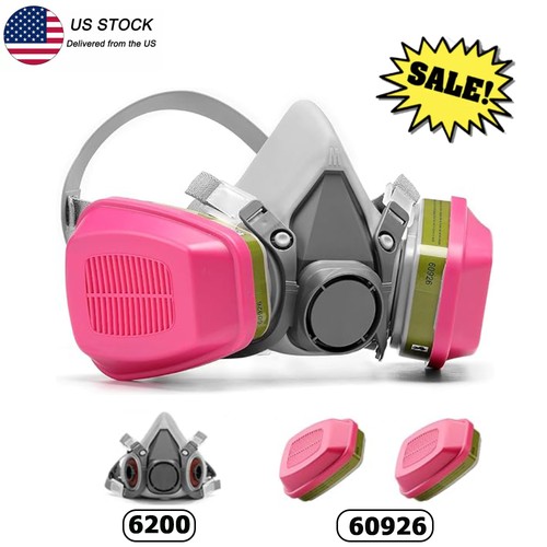 Maschera Antigas 3M 6202 Con Filtri 2091 P100 – Kit Spray E Pittura, Taglia M