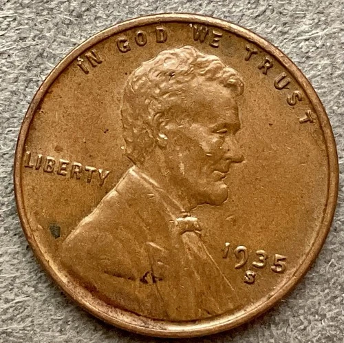 1935-S   Lincoln Wheat Cent - [XF EF] Extremely Fine - High Grade ~ B654