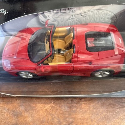 Hot Wheels Die Cast Ferrari 360 Spider Collectibles Exclusive 1:18