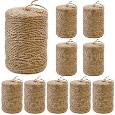 Hilo de yute natural, hilo largo para manualidades, jardiner a y regalos.