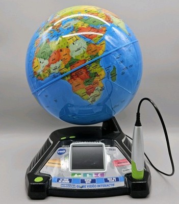VTECH Genius XL Interaktiver Videoglobus - Lernspielzeug Kinderspiel Französisch