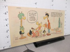 newspaper ad 1969 SPRITE soda bottle giraffe family Mort Walker comic Green Hair