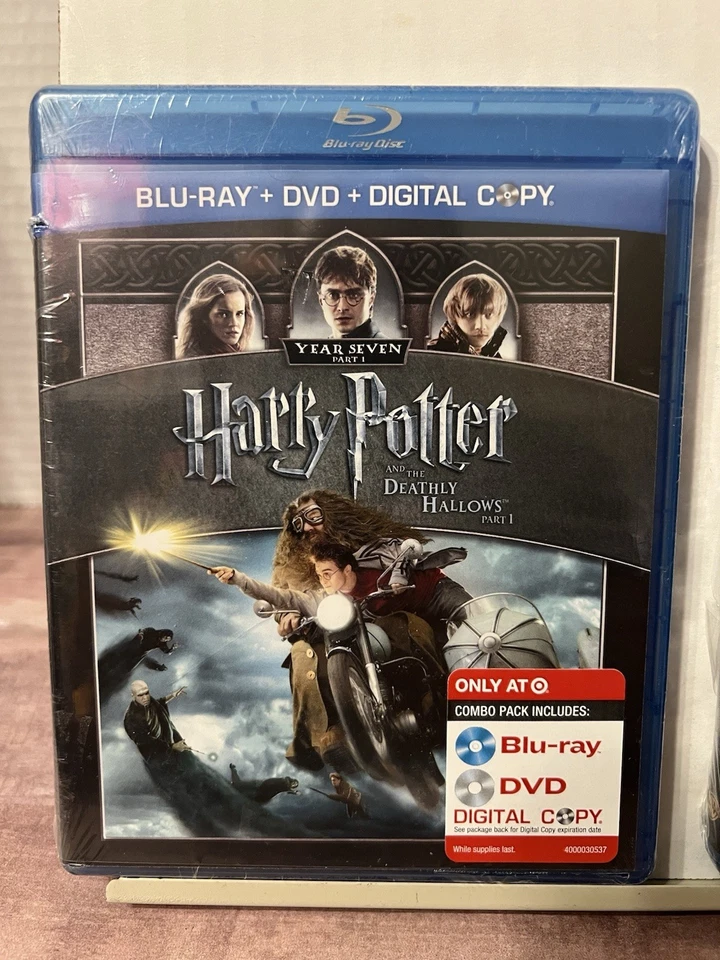 Harry Potter and the Deathly Hallows Part 1&2 Sealed Blu-ray /DVD - Image 2 of 4