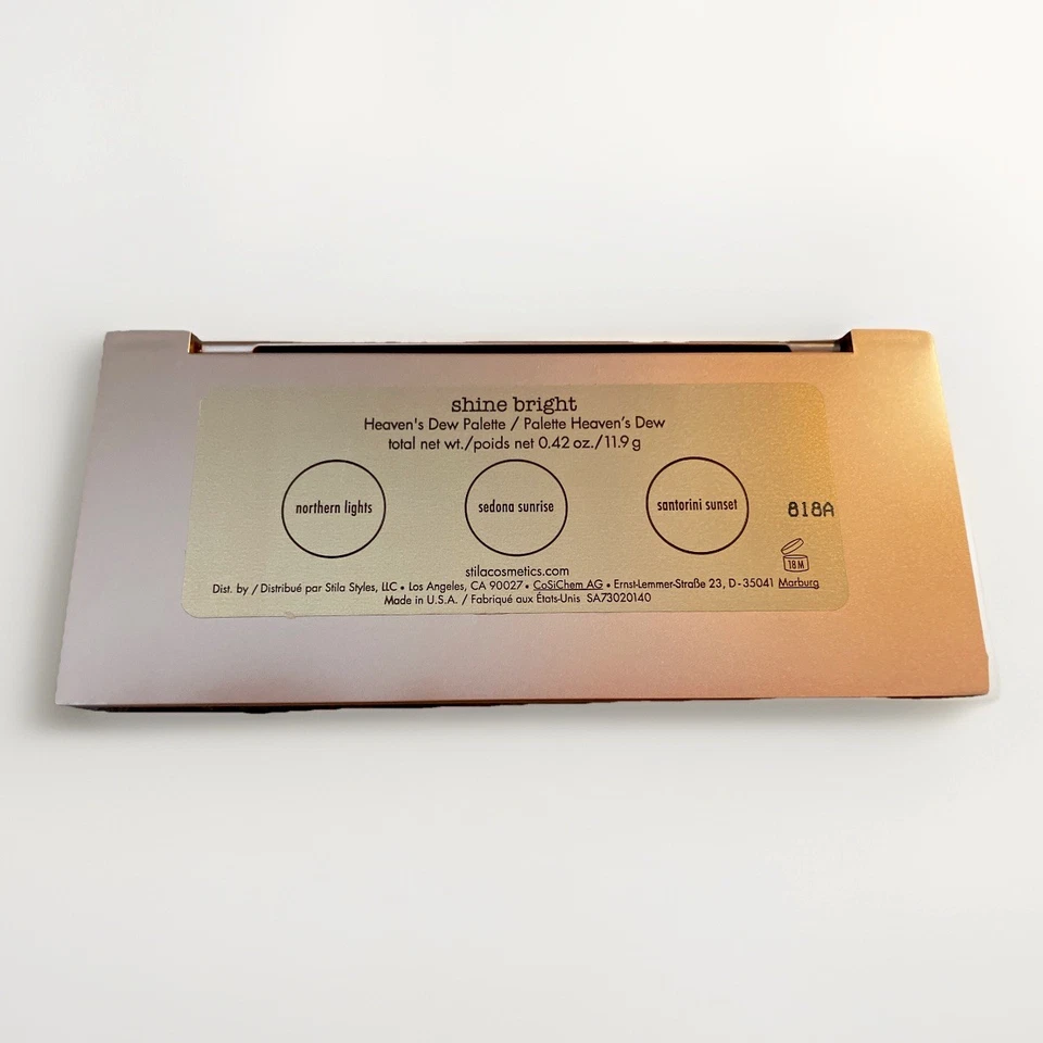 Stila Shine Bright Heaven's Dew Palette ✨Shimmery Highlighter ✨.42oz NIB - Image 3 of 3