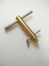 Vinyl record dinker, hole cutter for 45's to be used in jukeboxes