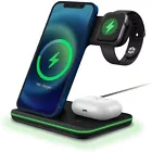 Wireless Charging Station 3 In 1 Wireless Charger Stand