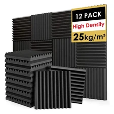 Acoustic Panels High Density Soundproof Foam Panels for Walls Sound Absorbing...