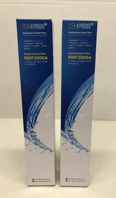ICEPURE 2 Refrigerator Water Filters RWF 2000A New Sealed
