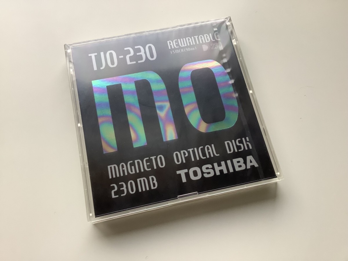 Toshiba MO 230MB Magneto Optical Disk Blank Sealed New | eBay