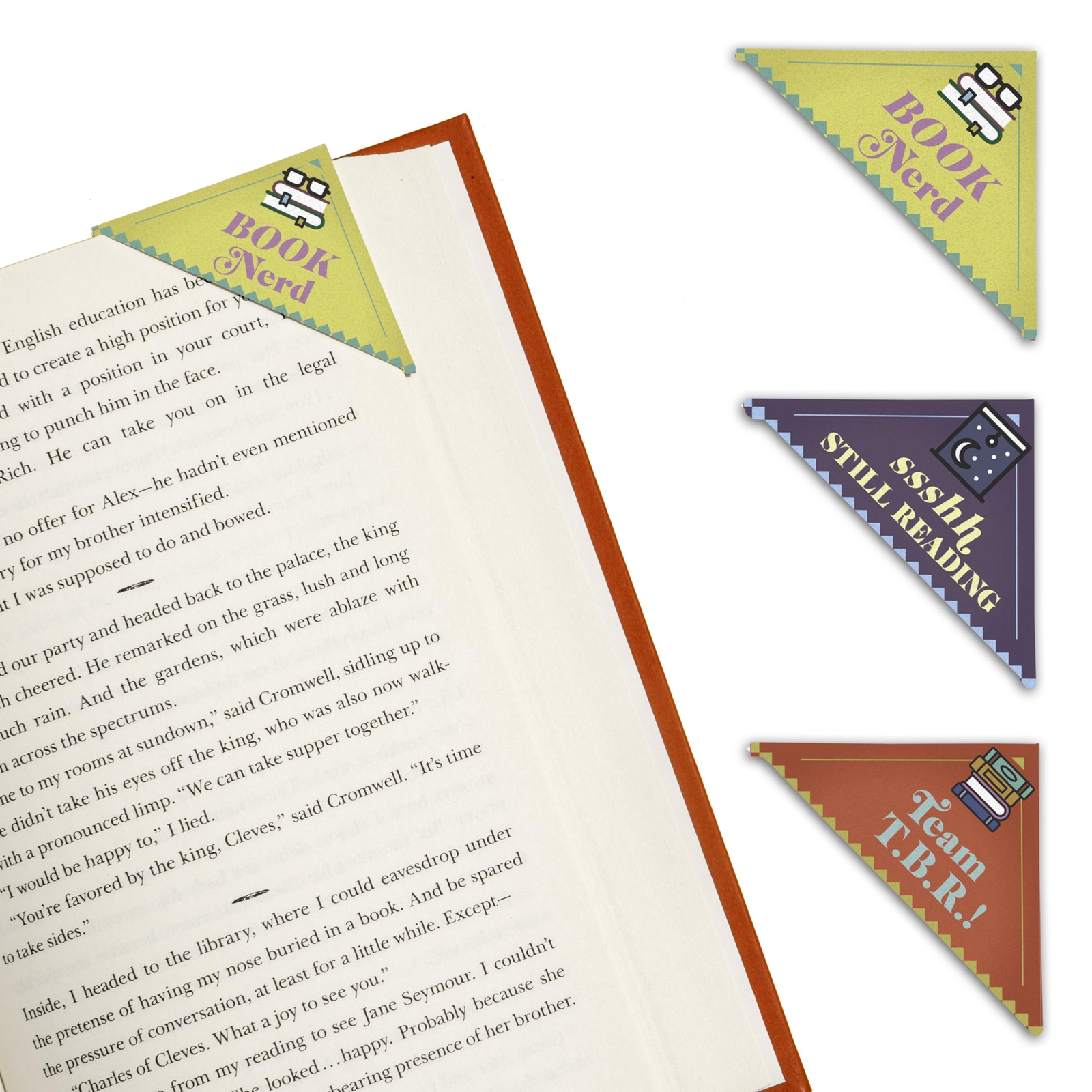 Kk Book Lovers Bookmark Corners Stationery NUOVO
