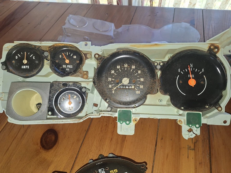 Camión Chevrolet 1973-1980 tablero panel C10 K10 Suburban Blazer Jimmy solo piezas Foto 4 de 4