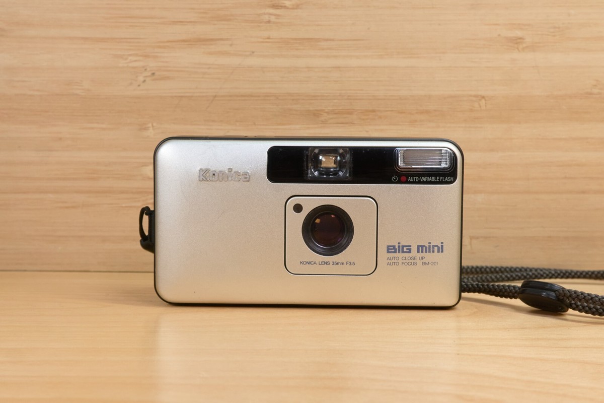 Vintage Konica Big Mini BM-201 Cult 35mm Film Camera, Point