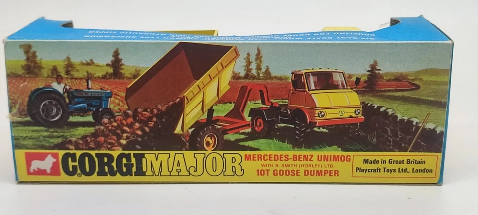 CORGI MAJOR TOYS 1145 MERCEDES BENZ UNIMOG 406 CON SCATOLA - Immagine 3 di 4