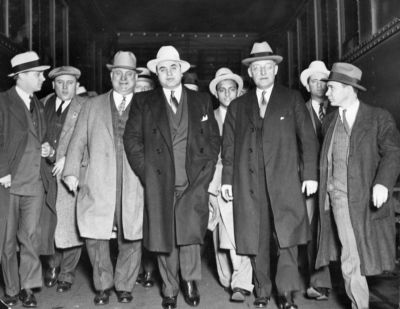 AL CAPONE GANG 8X10 PHOTO MAFIA ORGANIZED CRIME MOBSTER MOB