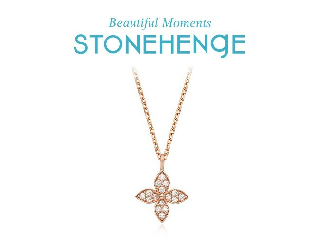Stonehenge Silver Necklace SC1422 Korean Jewelry | eBay