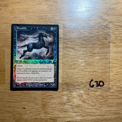   Nightmare FOIL - SP - Pesadilla 7ED - 7th Edition MTG - See Pix 4 cond - 630