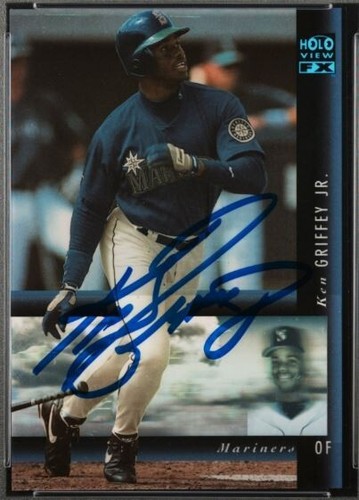 1994 Sp Holoview Ken Griffey, Jr. Signed Baseball Card PSA/DNA Certified 10 HOF - Picture 3 of 3