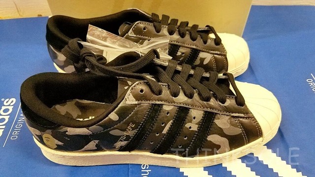 adidas superstar 80s undftd bape black camo