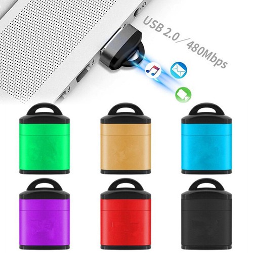 USB High Speed Memory Card Reader Adapter For SDHC SDXC Mini USB 2.0 Aluminu ^ - Picture 13 of 14